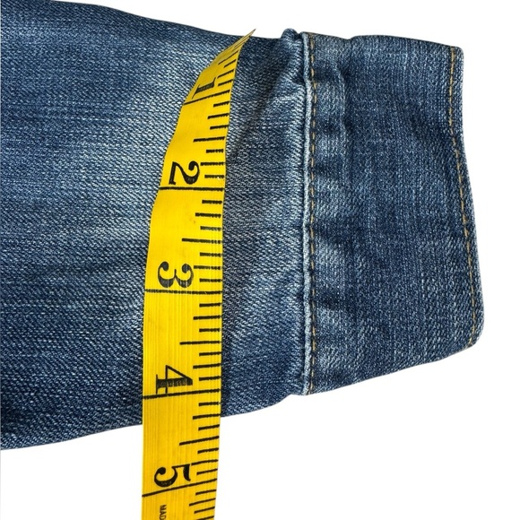 Cody James Jean Jacket, U.S. Flag Inside, Youth Unisex Size Large 100% Cotton - Picture 15 of 16